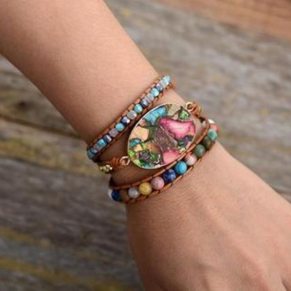 Divine Warrior Wrap Bracelet - NEW IN BAG